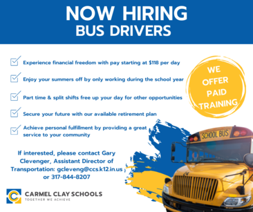 Now hiring bus drivers