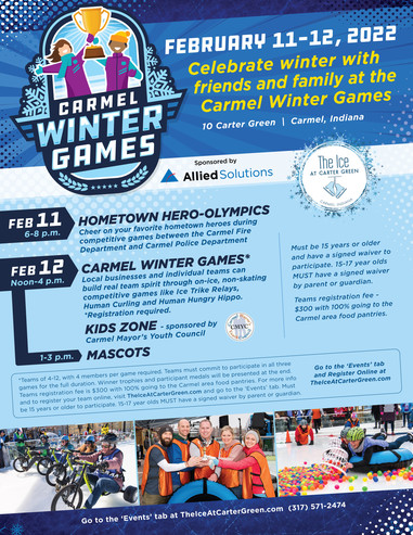 Carmel Winter Games flyer