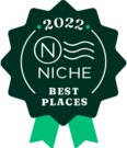 Niche Best Places badge