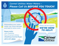 Don't touch water meters