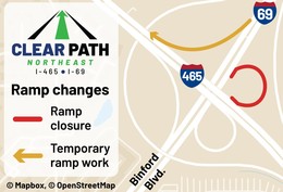 I-465 Ramp Closures