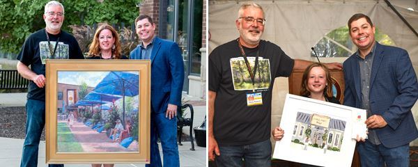 Carmel on Canvas Grand Prize and Children's Merit winners