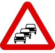 Traffic congestion sign