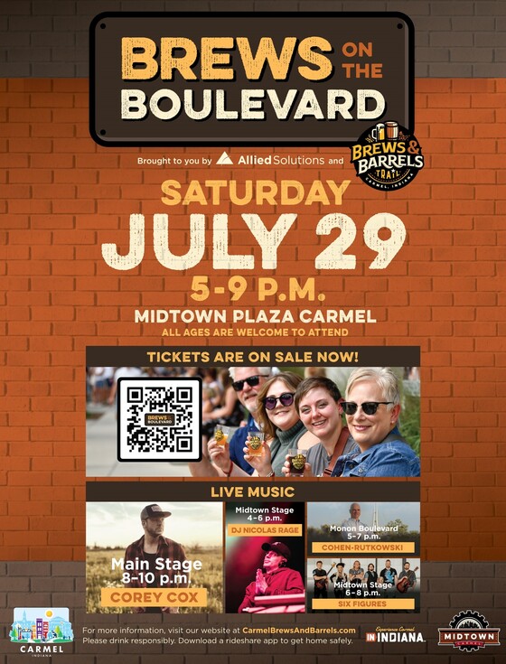 Brews on the Boulevard poster