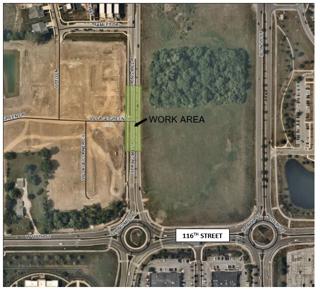 Spring Mill Road Map
