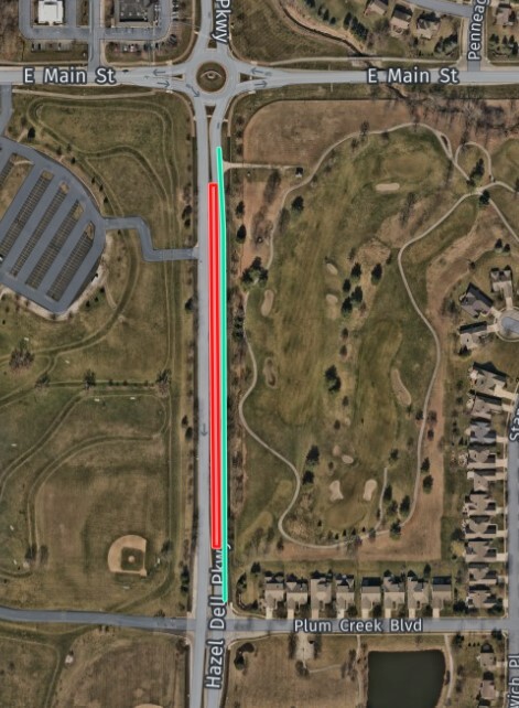 Hazel Dell Parkway map