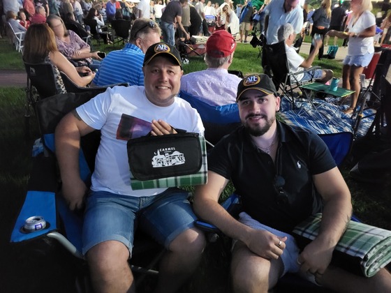 Jelgava officers at Gazebo concert