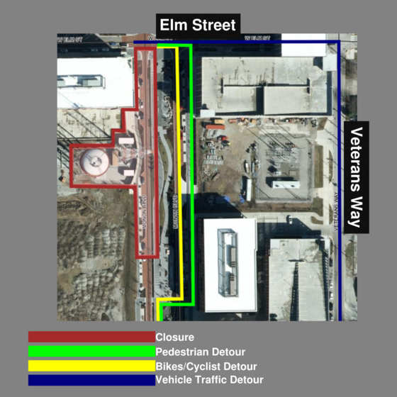 Monon Boulevard closure