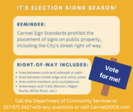 Election Sign rules