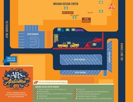 TAIA Indiana Design Center map
