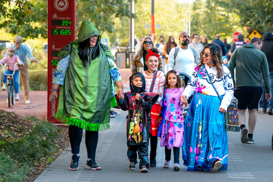 Halloween Costumes on the Monon