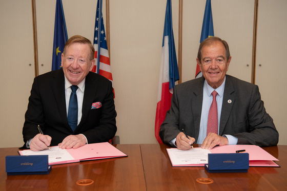 Mayor Jim Brainard and Mayor Patrick Ollier 