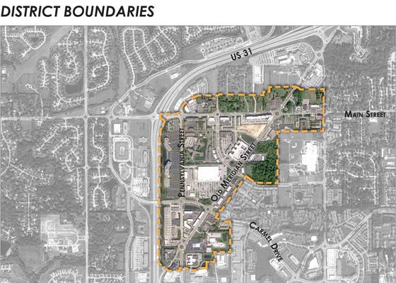 Flower District map