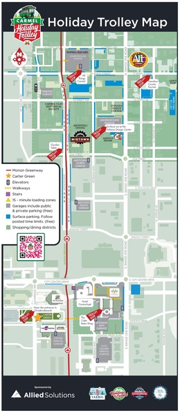 Holiday Trolley Map