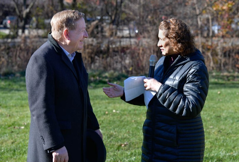 Mayor and Leslie Webb