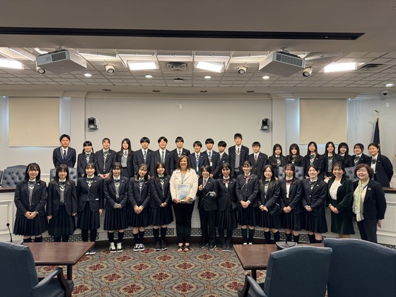 Japanese Sister City students