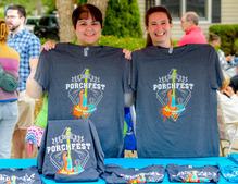 Carmel PorchFest t-shirts