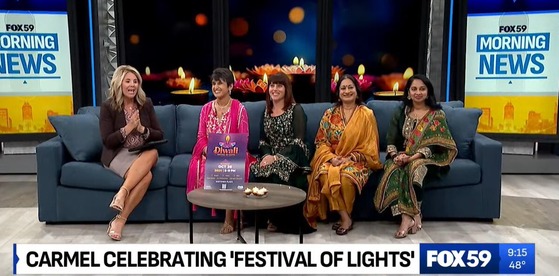 Fox 59 Diwali Festival segment