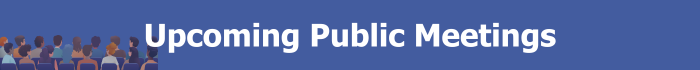 Upcoming Public Meeting banner