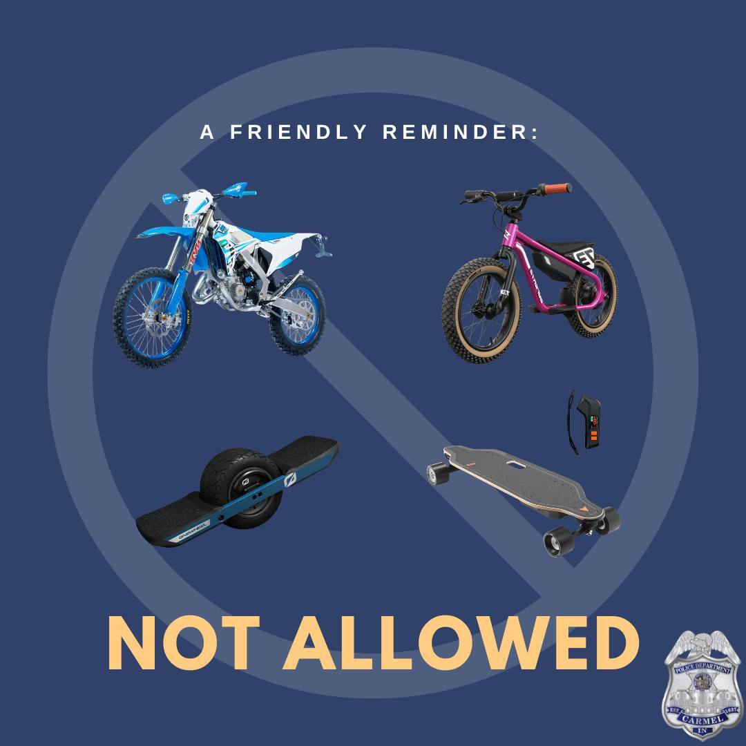CPD reminder about vehicles