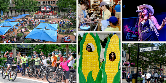 Newsletter photo showing events