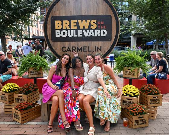 Photo of attendees at Brews on the Boulevard