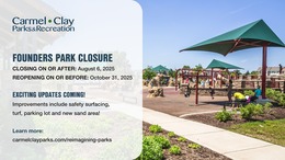 Founders Park closure