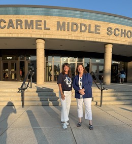 Mayor at Carmel Middle School