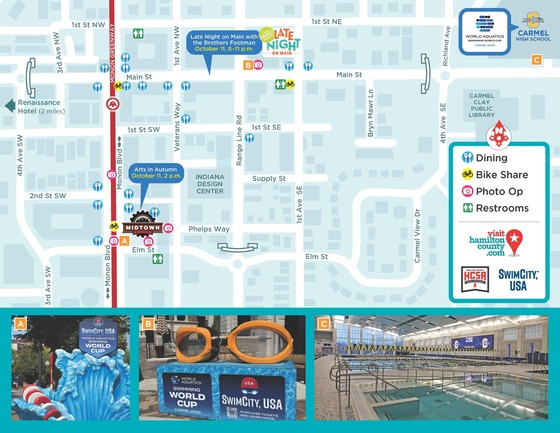 Hamilton County Tourism map