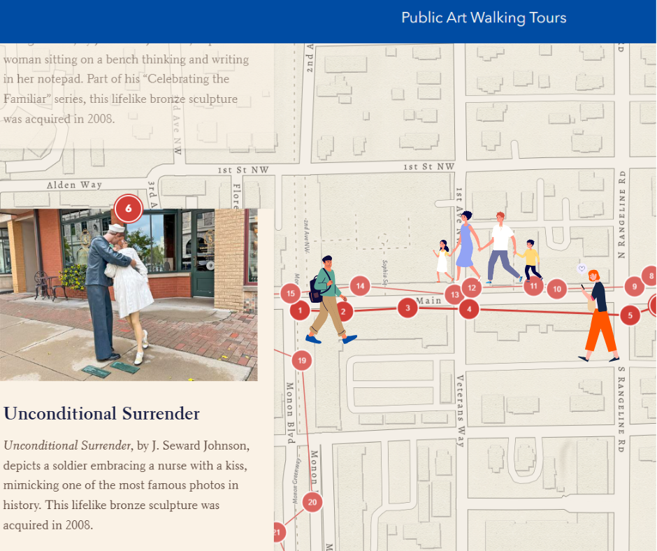 Public art walk image