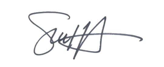 Sue Finkam signature