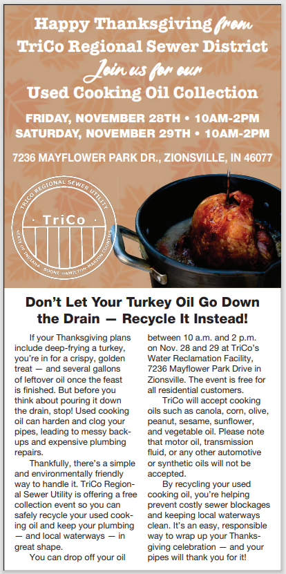 Thanksgiving tips from TriCo