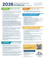 2026 Construction Schedule