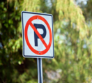 This is a picture of a no parking sign