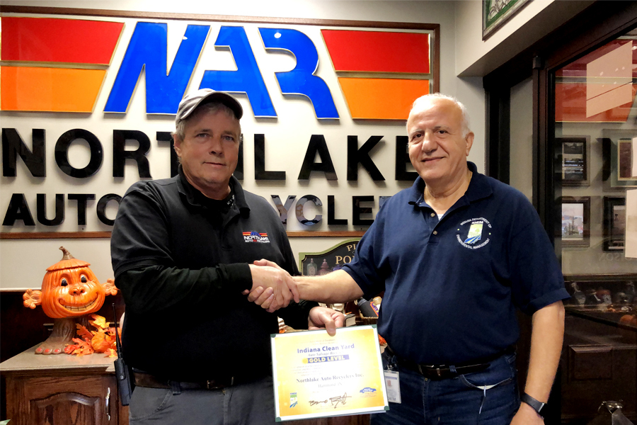 Northlake Auto Recyclers achieves gold award for the seventh time