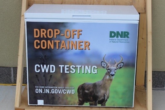 CWD Cooler for dropping off heads for testing