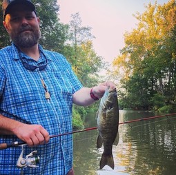 Fisherman with catch