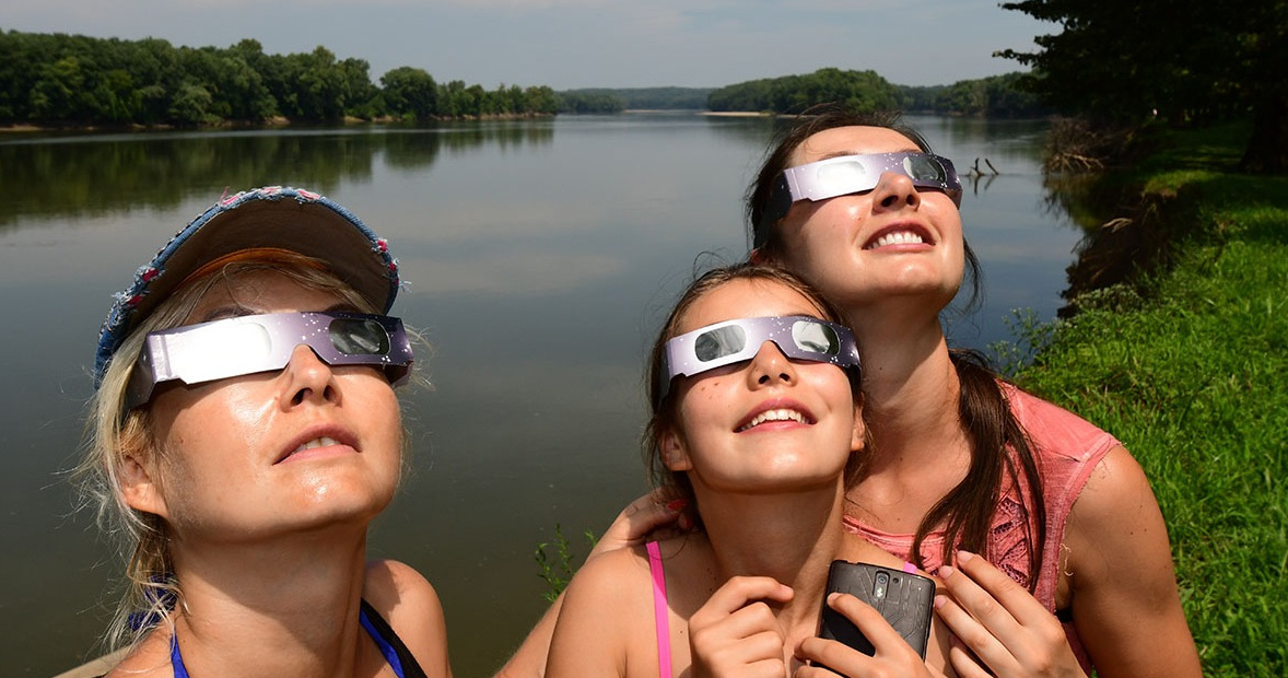 Eclipse watchers