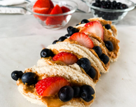 PB and Berry Tacos