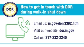 How to Contact Us During Walk-in Closure