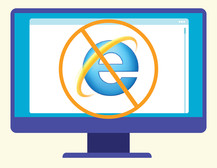 No Internet Explorer