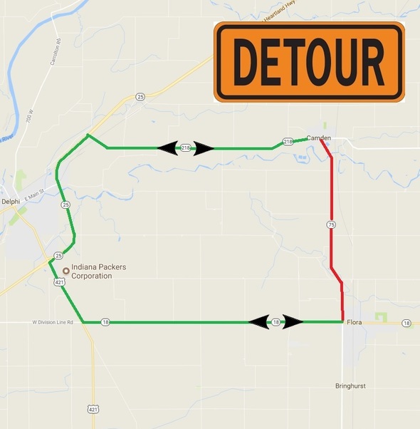 SR 75 Detour