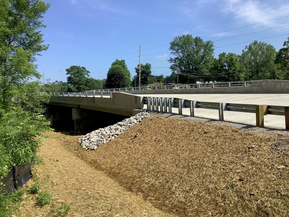 S.R. 135 over Kiper Creek now open, bridge at Little Salt Creek to ...