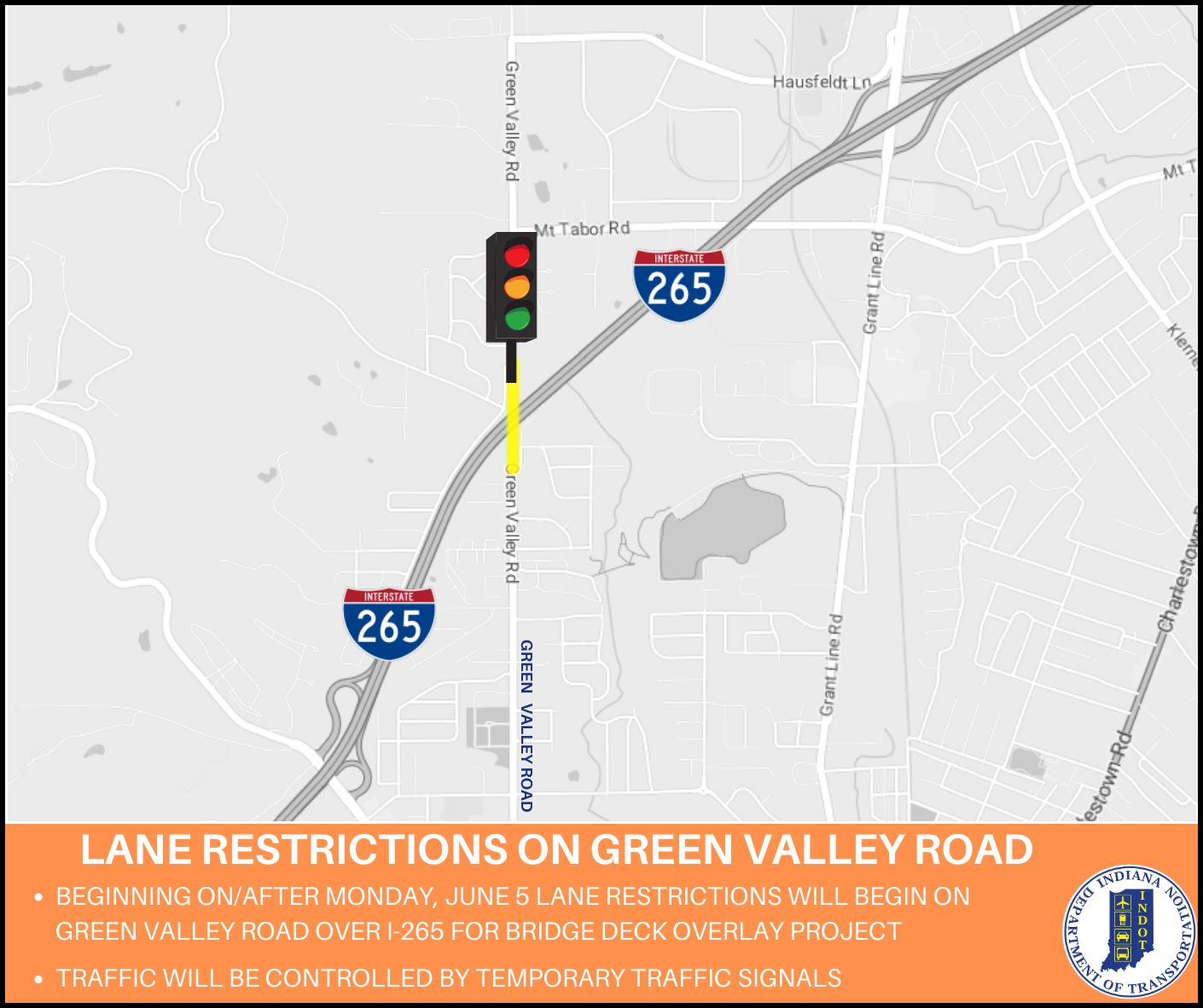 Lane restrictions planned for Green Valley Road in Floyd County