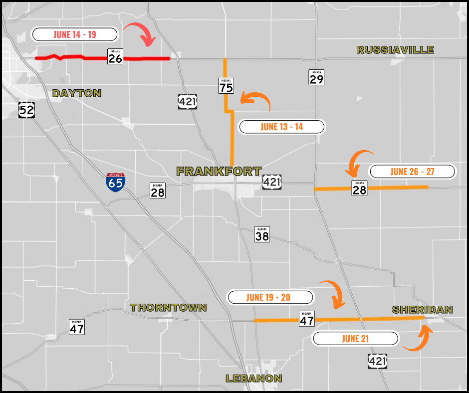 Chip seal operations starting on or after June 13 in Clinton County ...