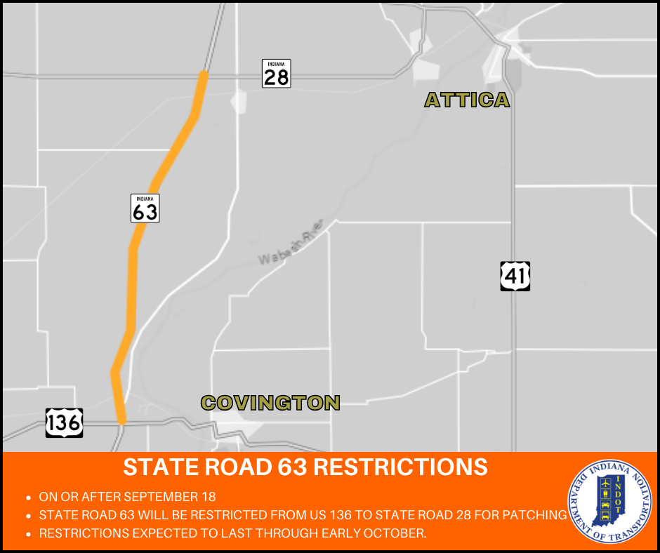 State Road 63 Restrictions