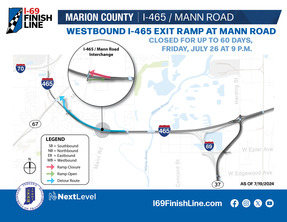 Mann Road Ramp Closure