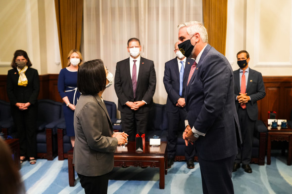Gov. Holcomb meets with Taiwan President Tsai Ing-wen