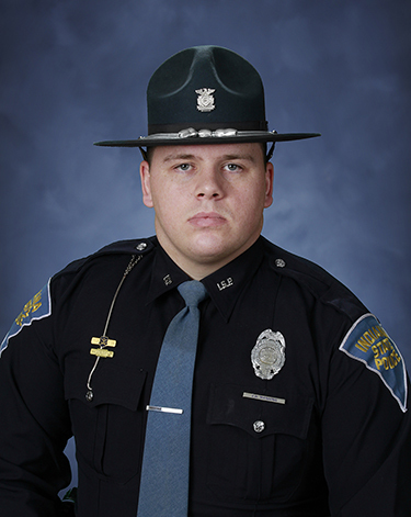 Trooper Hunter Manning is the â€œ2017 Trooper of the Districtâ€  at Evansville