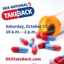 2018-10-22 Drug Take Back October 2018